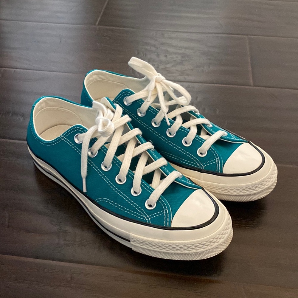 CHUCK TAYLOR 70s Converse Green Low Top Size 6 Men’s/8 Women’s